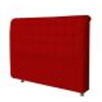 Cabeceira Solteiro Tânia 90 CM Suede Vermelho - D A Decor