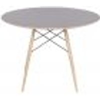 Mesa Eames Eiffel DSW Redonda 90 cm Preta