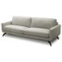 Sofá 2 Lugares Para Sala Living 180cm Vults L08 Couro Pérola - Mpozenato