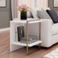 Mesa de Cabeceira Infinity Branca