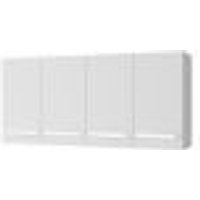 Armario Aereo 4 Portas 120cm 9160 Branco Mobbs