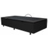 Base Box Baú para Cama Solteiro 88x188cm Liz S05 Sintético Preto - Mpozenato