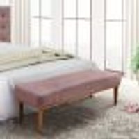 Recamier Gênova Veludo Lilás 90 cm