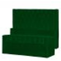 Conjunto Cabeçeira mais Calçadeira Baú Casal Super King Emma Suede Verde