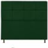 Cabeceira Estofada Damares 160 cm Queen Size Com Botonê Suede Verde - Amarena Móveis