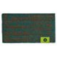 Capacho Love Natural e Azul 33x60 cm