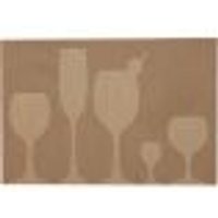 Americano Tramex de Mesa 45x30cm Copos Bege