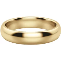 Alianza Clásica Comfort 4 MM Oro Amarillo 585 (14K)