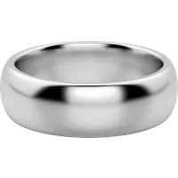 Alianza Clásica Comfort 6 MM Oro Blanco 585 (14K)