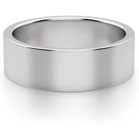 Alianza Clásica Flat 6 MM Oro Blanco 585 (14K)