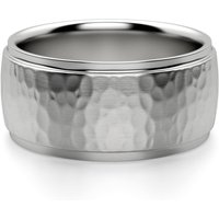 Alianza de Boda Acabado Martillado Alexander Cobalt Hammer Finish Platino 950