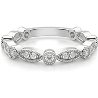 Alianza de Boda Infinite Love Diamante de Laboratorio Oro Blanco 585 (14K)