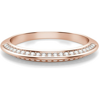 Alianza de Boda Irene Diamante de Laboratorio Oro Rosa 585 (14K)