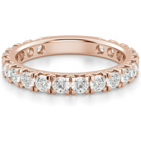 Alianza de Boda Gwyneth Diamante de Laboratorio Oro Rosa 585 (14K)
