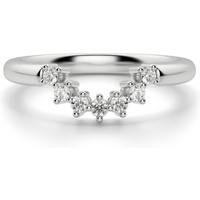Alianza de Boda Gallant Diamante de Laboratorio Oro Blanco 585 (14K)