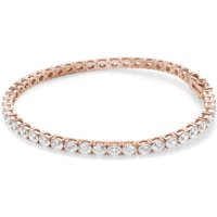 Pulsera de Tenis Corte Oval 4 Prong Diamante de Laboratorio 7.00 ct. tot. Oro Rosa 585 (14K)