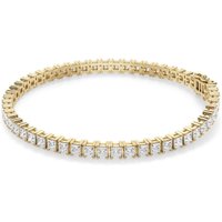 Pulsera de Tenis Corte Princesa 4 Prong Diamante de Laboratorio 7.00 ct. tot. Oro Amarillo 585 (14K)