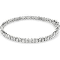 Pulsera de Tenis Corte Princesa 4 Prong Diamante de Laboratorio 6.00 ct. tot. Oro Blanco 585 (14K)
