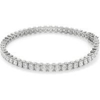 Pulsera de Tenis Corte Princesa 4 Prong Diamante de Laboratorio 9.00 ct. tot. Oro Blanco 585 (14K)