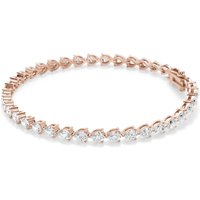 Pulsera de Tenis Corte Pera 3 Prong Diamante de Laboratorio 8.00 ct. tot. Oro Rosa 585 (14K)