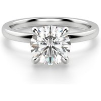 Anillo de Compromiso Corte Redondo 3.00 ct Solstice Diamante de Laboratorio Platino 950