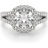 Anillo de Compromiso Corte Cojín 2.00 ct Palm Springs Diamante de Laboratorio Platino 950