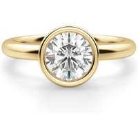 Anillo de Compromiso Corte Redondo 0.75 ct Marseille Diamante de Laboratorio Oro Amarillo 585 (14K)