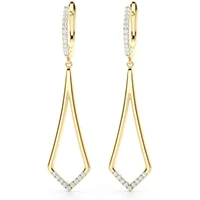 Pendientes Largos 0.20 ct. tot. Diamante de Laboratorio Oro Amarillo 585 (14K)