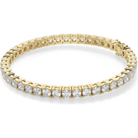 Pulsera de Tenis con Corte Redondo 4 Prong 9.00 ct. tot. Diamante de Laboratorio Oro Amarillo 585 (14K)