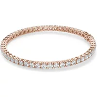 Pulsera de Tenis con Corte Redondo 4 Prong 5.00 ct. tot. Diamante de Laboratorio Oro Rosa 585 (14K)