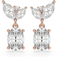 Camellia Oval Drop Earrings 585 (14K) Rose Gold Lab Grown Diamond