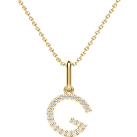 Colgante Letra "G" Diamante de Laboratorio Oro Amarillo 585 (14K)