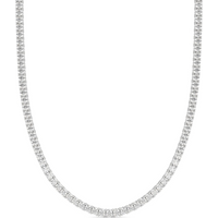 Collar Choker de Tenis Diamante de Laboratorio Oro Blanco 585 (14K)
