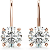 Pendientes Renee 3.00 Quilates Diamante de Laboratorio Oro Rosa 585 (14K)