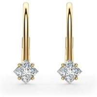 Pendientes Odette 3.00 Quilates Diamante de Laboratorio Oro Amarillo 585 (14K)