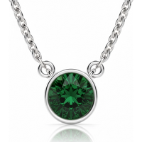 Collar Marseille con Turmalina Redonda 0.75 ct Plata 925
