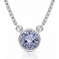 Collar Marseille con Tanzanita Redonda 0.75 ct Plata 925