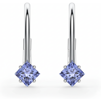 Pendientes Odette con Tanzanita 2.00 ct Oro Blanco 417