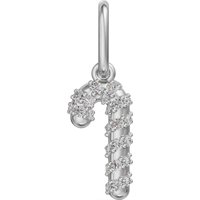Charm Bastón de Caramelo Diamante de Laboratorio Oro Blanco 417