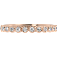 Alianza de Boda Devotion Devotion con diamante de laboratorio Oro Rosa 750 (18K)