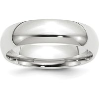 Alianza de Boda Estándar Comfort Fit 6 mm Platino 950