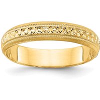 Alianza de Boda Grabada 3 mm Oro Amarillo 585