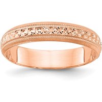 Alianza de Boda Grabada 3 mm Oro Rosa 585
