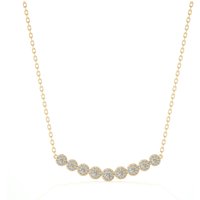 Collar Grande en Cascada Diamante de Laboratorio Oro Amarillo 585 (14K)