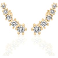 Pendientes Climber a Crawler Diamante de Laboratorio Oro Amarillo 585 (14K)