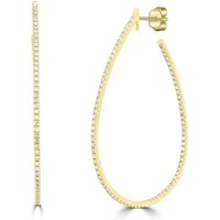 Pendientes de Aro con Diamantes Naturales 0.62 ct. tot. Oro Amarillo 585 (14K)