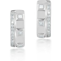 Pendientes de Aro con Diamantes Naturales 0.33 ct. tot. Oro Blanco 585 (14K)