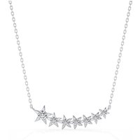 Collar de Diamantes Twinkling Star Diamante de Laboratorio Oro Blanco 585 (14K)