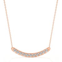 Collar Gargantilla de Diamantes de Laboratorio Oro Rosa 585 (14K)