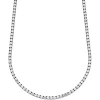 Collar de Tenis de Diamantes 15.00 ct Diamante de Laboratorio Oro Blanco 585 (14K)